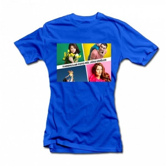 Sieviešu T-krekls ar Jūsu attēlu