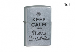Zippo šķiltavas "Keep calm Merry Christmas"