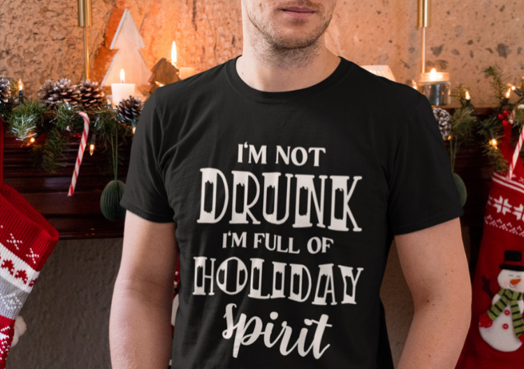 T-krekls „I'm not drunk“