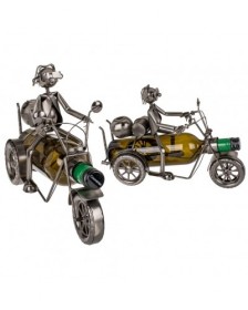 Metāla pudeļu turētājs "Trīsriteņu motocikls"