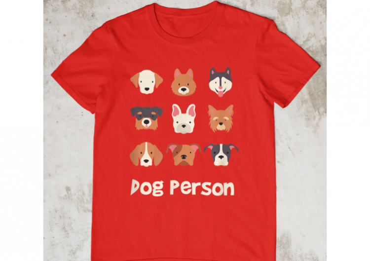 T-krekls "Dog person"