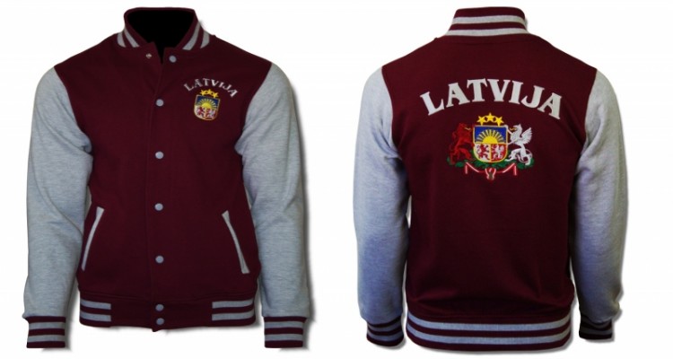 Vīriešu jaka ar kapuci - Latvija