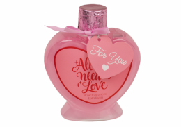 Vannas putas “Love” ar rožu aromātu, 200 ml
