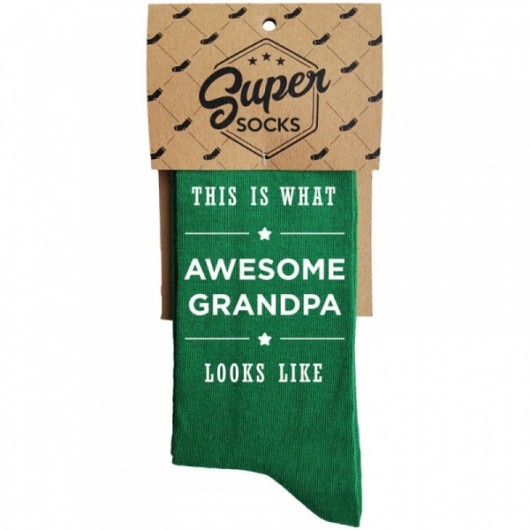 Zeķes "Awesome Grandpa"