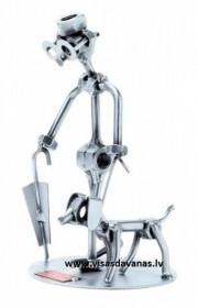 Hinz&Kunst metāla figūriņa - Cilvēks ar suni HK350
