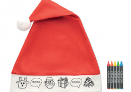 Ziemassvētku cepure ar krītiņiem "Izkrāso pats"