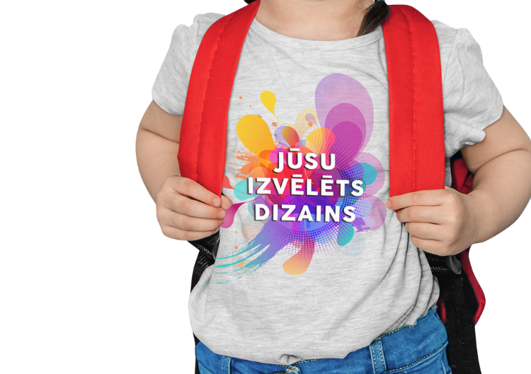Bērnu T-krekls ar Jūsu izvēlētu dizainu