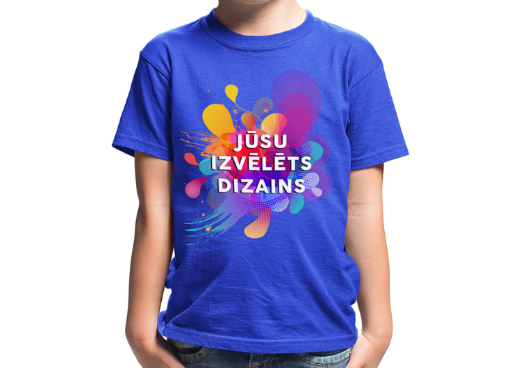 Bērnu T-krekls ar Jūsu izvēlētu dizainu