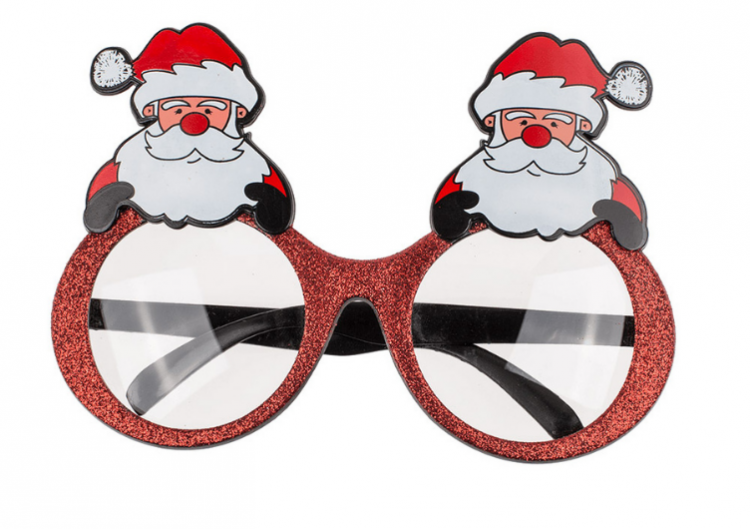 Svētku brilles "Ziemassvētku vecītis"