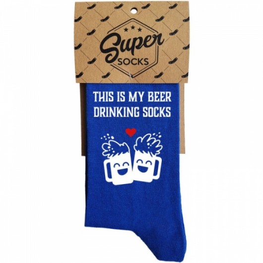Zeķes "This is my beer drinking socks"