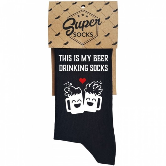 Zeķes "This is my beer drinking socks"