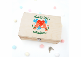 Koka kastīte "Dārgākās atmiņas"