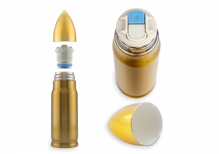 Militāras tematikas dāvanu komplekts "Bullet & Grenade"