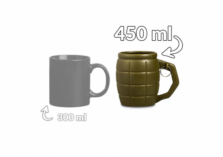 Militāras tematikas dāvanu komplekts "Bullet & Grenade"