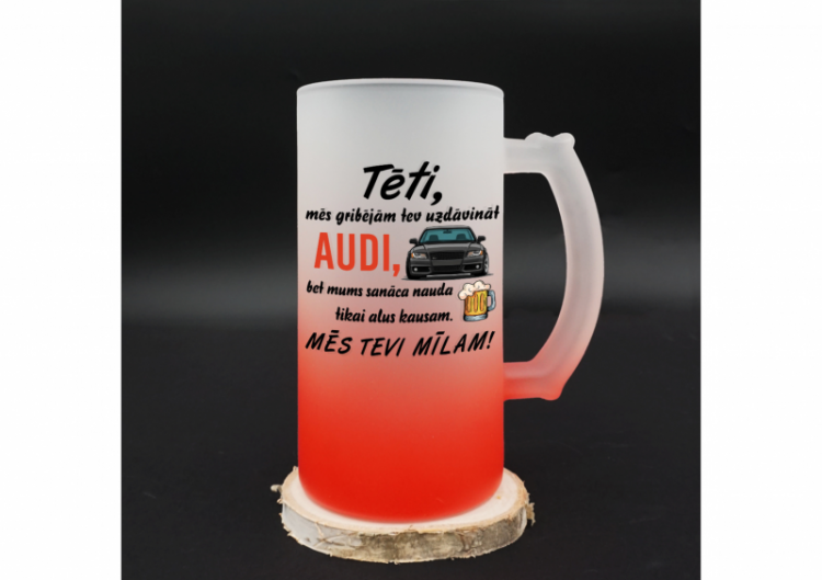 Alus kauss "Gribējām tev uzdāvināt AUDI"