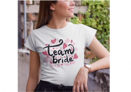 Sieviešu t-krekls "Team bride"