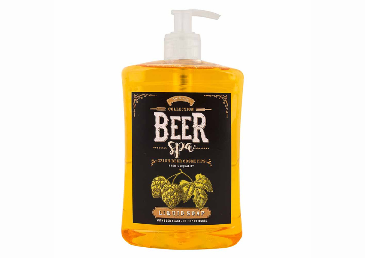 Šķidrās ziepes "BEER SPA" (500ml) ar alus raugu un apiņu ekstraktiem