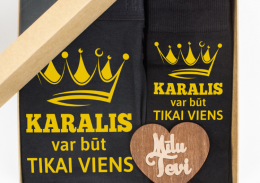 Dāvanu komplekts "Karalis var būt tikai viens"