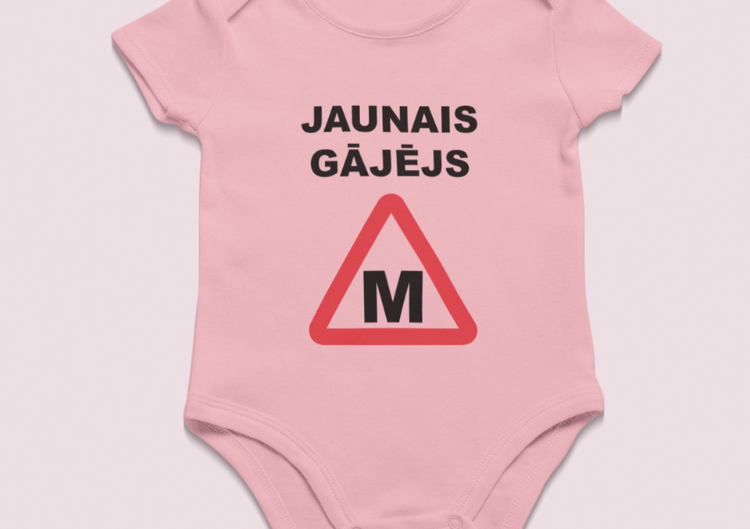 Zīdaiņu bodijs "Jaunais gājējs"