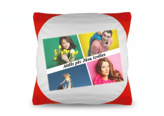 Spilvens ar attēlu pēc Jūsu izvēles