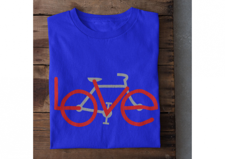 Sieviešu t-krekls "Love bike"