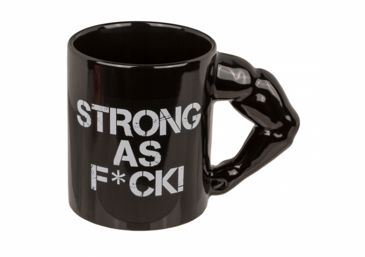 Krūze "Strong as F*CK"