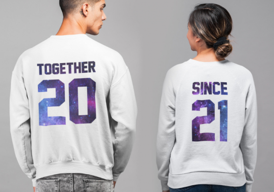 Džemperu komplekts "Together Since" (bez kapuces)