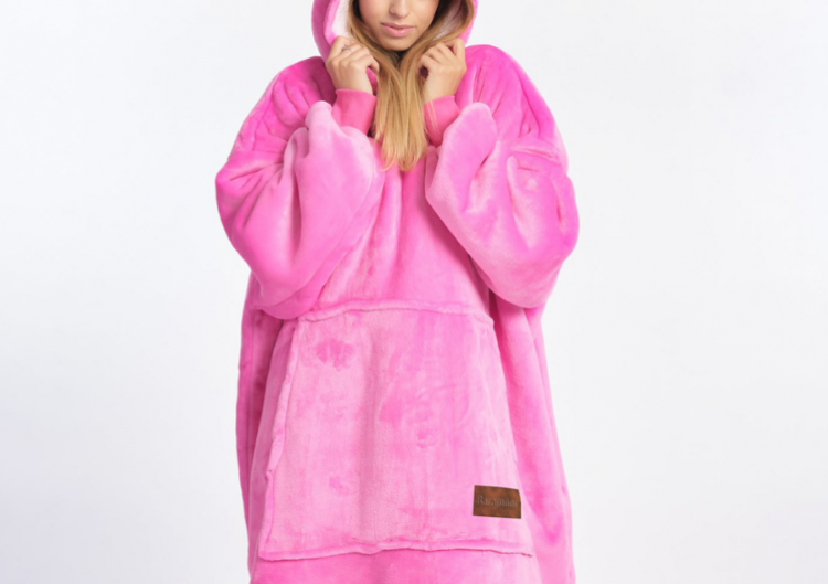 BARAMOOR džemperis - pleds "Hot pink"