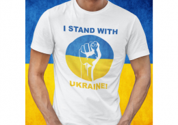  T-krekls "I stand with Ukraine!" T-krekls "I stand with Ukraine!"
