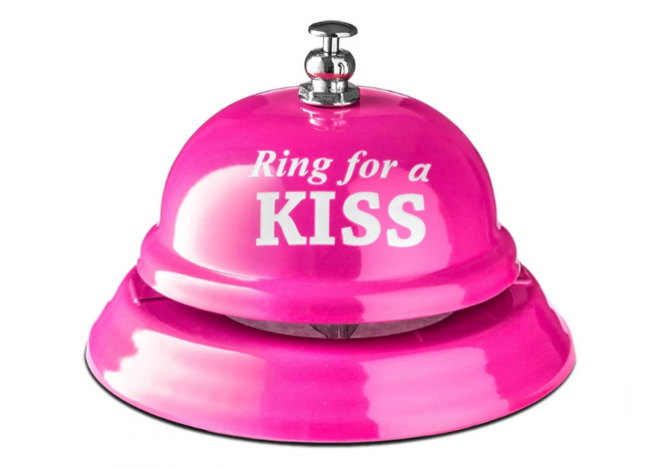 Viesnīcas recepcijas zvans "Ring for KISS"