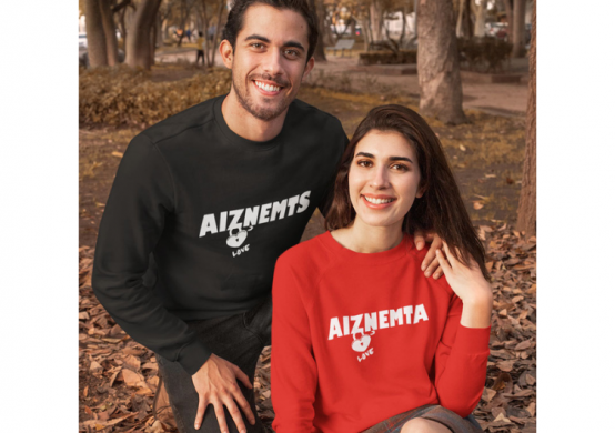 Džemperu komplekts pārim "Aizņemti" (bez kapuces)