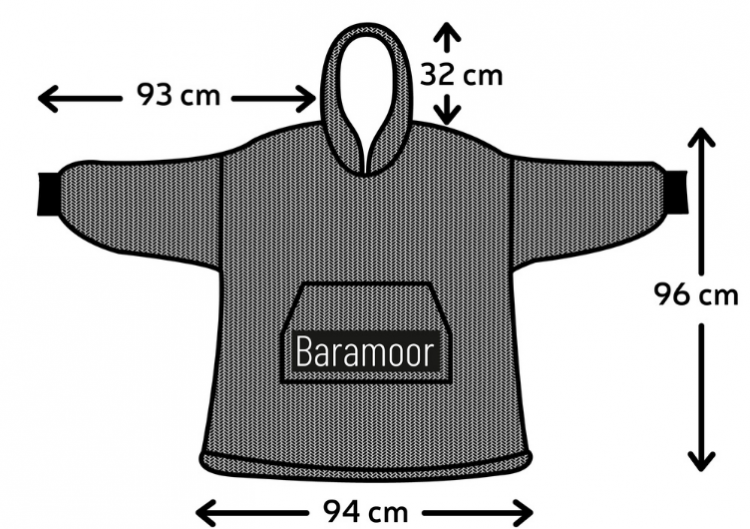 BARAMOOR džemperis - pleds "Large lattice"