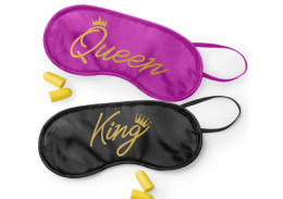 Miega masku komplekts "King & Queen"