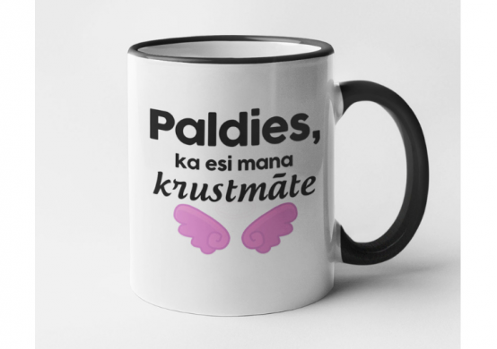 Krūze "Paldies, ka esi mana krustmāte"