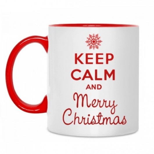 Krūze "Keep calm Merry Christmas"