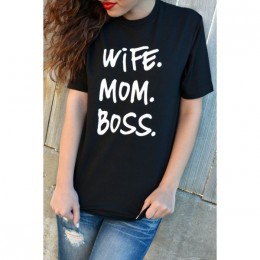 Sieviešu T-krekls "Sieva. Mamma. Boss."