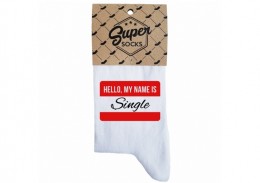 Sieviešu zeķes„Hello, my name is Single“
