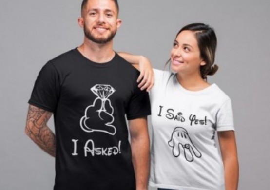 T-kreklu komplekts "Disney Engagement"