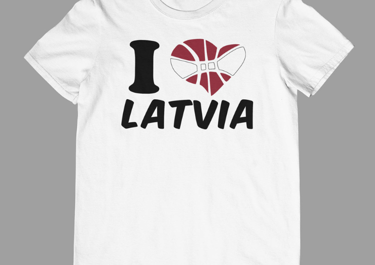 T-krekls "I love Latvia"