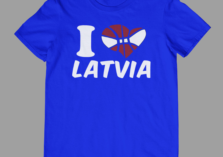 T-krekls "I love Latvia"