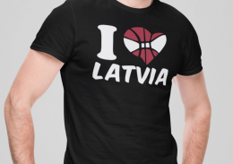 T-krekls "I love Latvia"