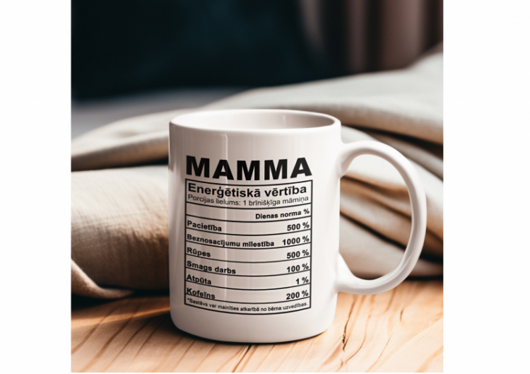 Krūze "Mammas sastāvs"