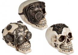 Dekoratīvs galvaskauss "Cyborg Skull"