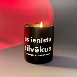 Sojas vaska svece "ienīstu cilvēkus"