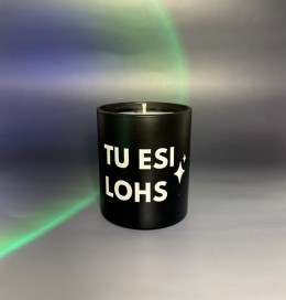 Sojas vaska svece "TU ESI LOHS"