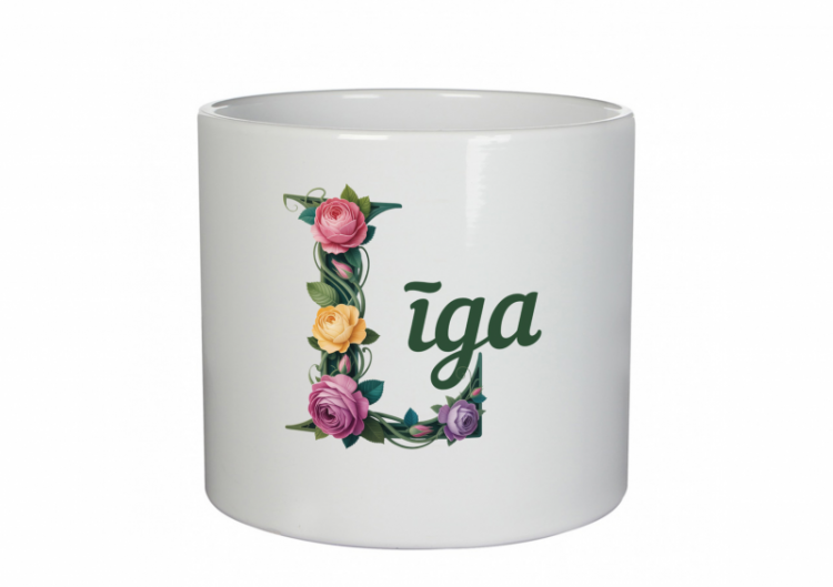 Keramikas puķupods "Līga"