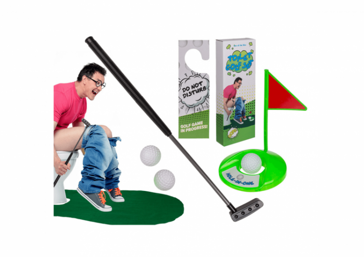 Mini golfs - tualetes paklājiņš
