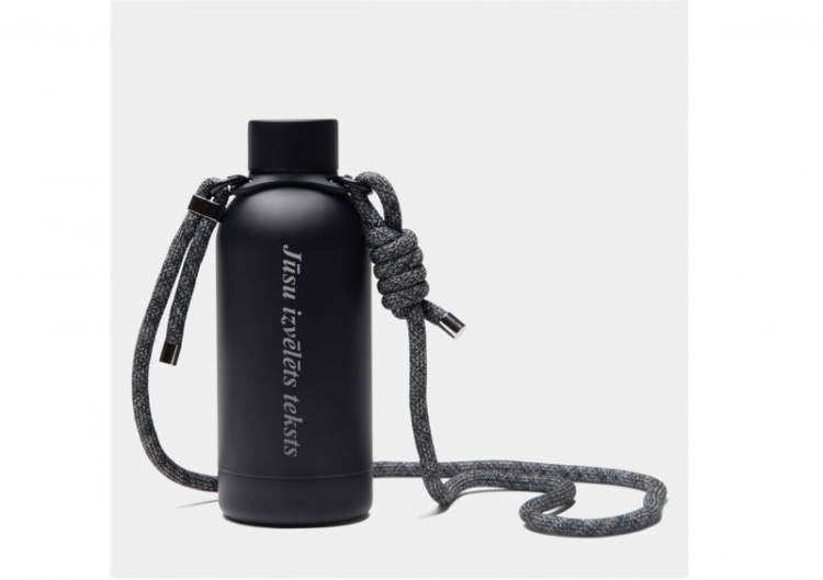 Metāla termo pudele "VINGA Parks" ar Jūsu iegravētu tekstu (400ml)