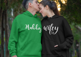 Džemperu komplekts "Hubby and Wifey"