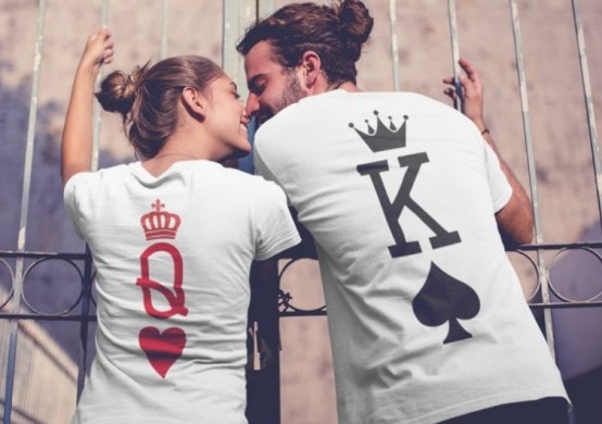 T-kreklu komplekts "K & Q"